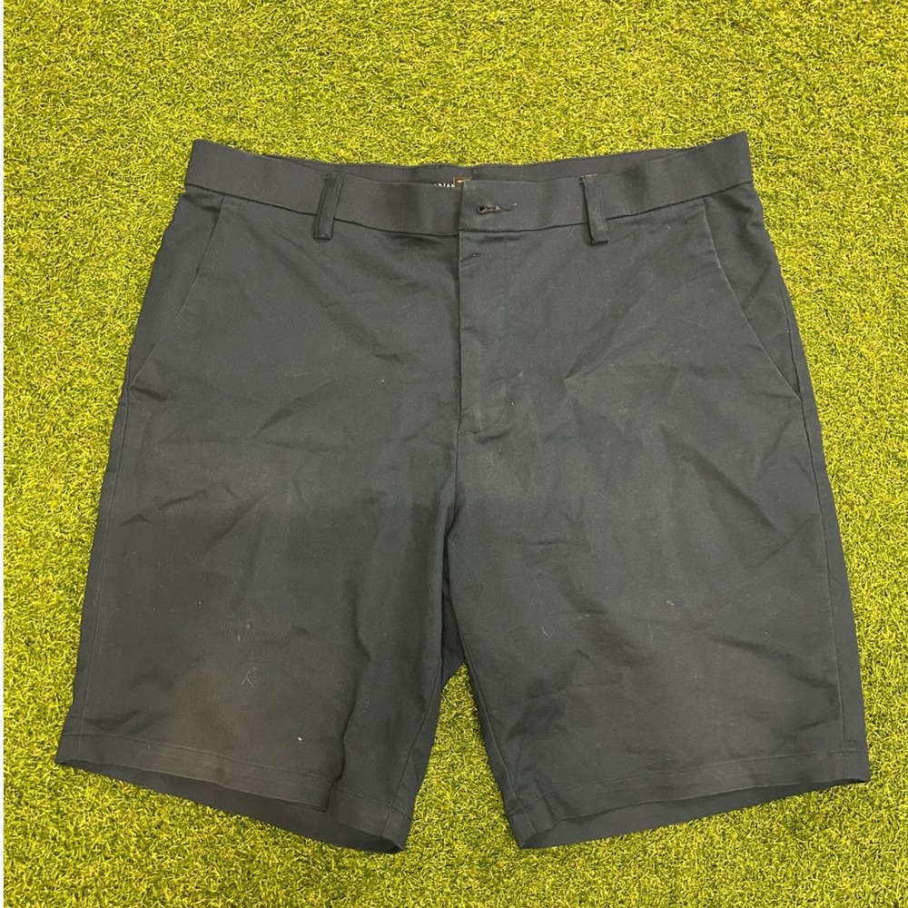 Banana Republic Mens Navy Blue Performance Golf Shorts Size 34 Flat Front